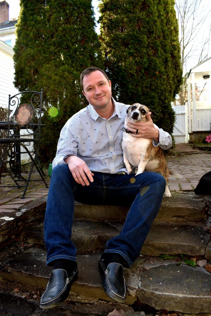 Meet my family. My wife Rainny, my son James Beckett and my fur son Buddy the Corgi.